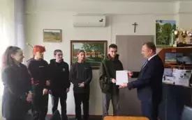 Galeria aktualności W&oacute;jt Gminy Wiśniowa objął patronatem społeczne inicjatywy uczni&oacute;w Zespołu Szk&oacute;ł Technicznych w Strzyżowie 2