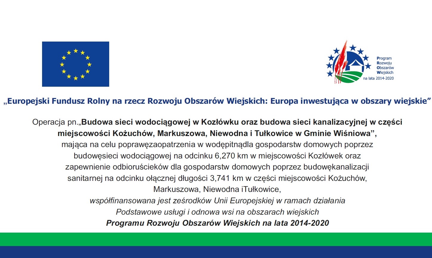 Plakat promocyjny inwestycji