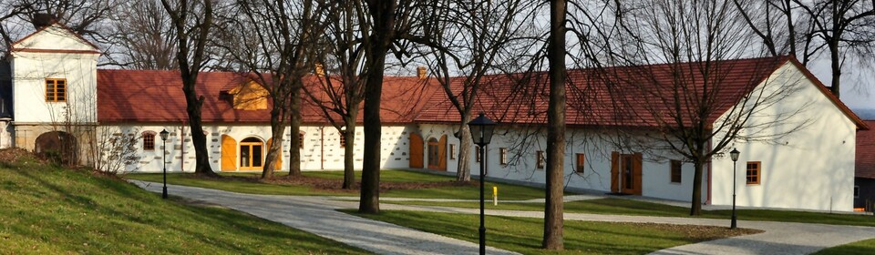 Zdjęcie budynków Powiatowego Centrum Kultury i Turystyki w Wiśniowej